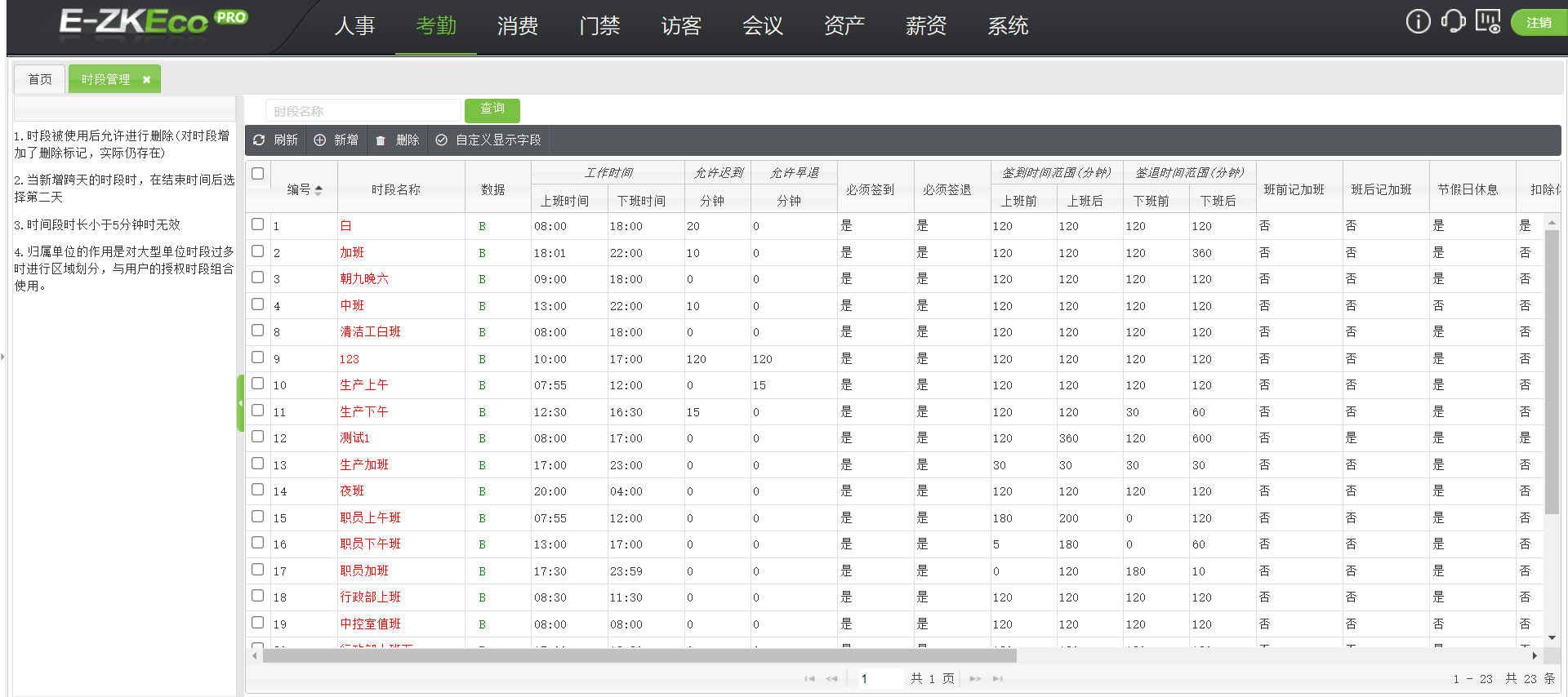 异地远程人事、考勤、消费系统、门禁统一管理解决方案